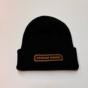 Canada Goose Black Beanie - New without tags O/S